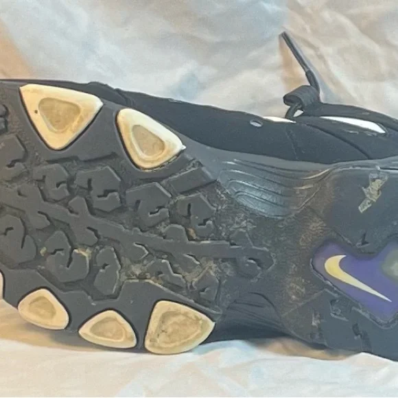 Nike Black and Purple High-Top Sneakers - Picture 7 of 8